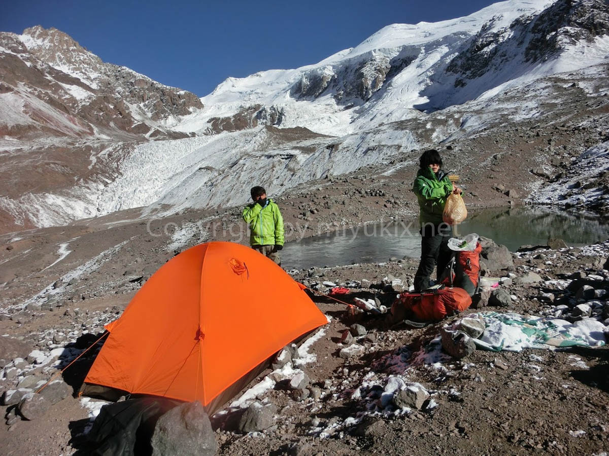 アコンカグア登山5日目　いよいよ上部キャンプC1へ Aconcagua Expedition