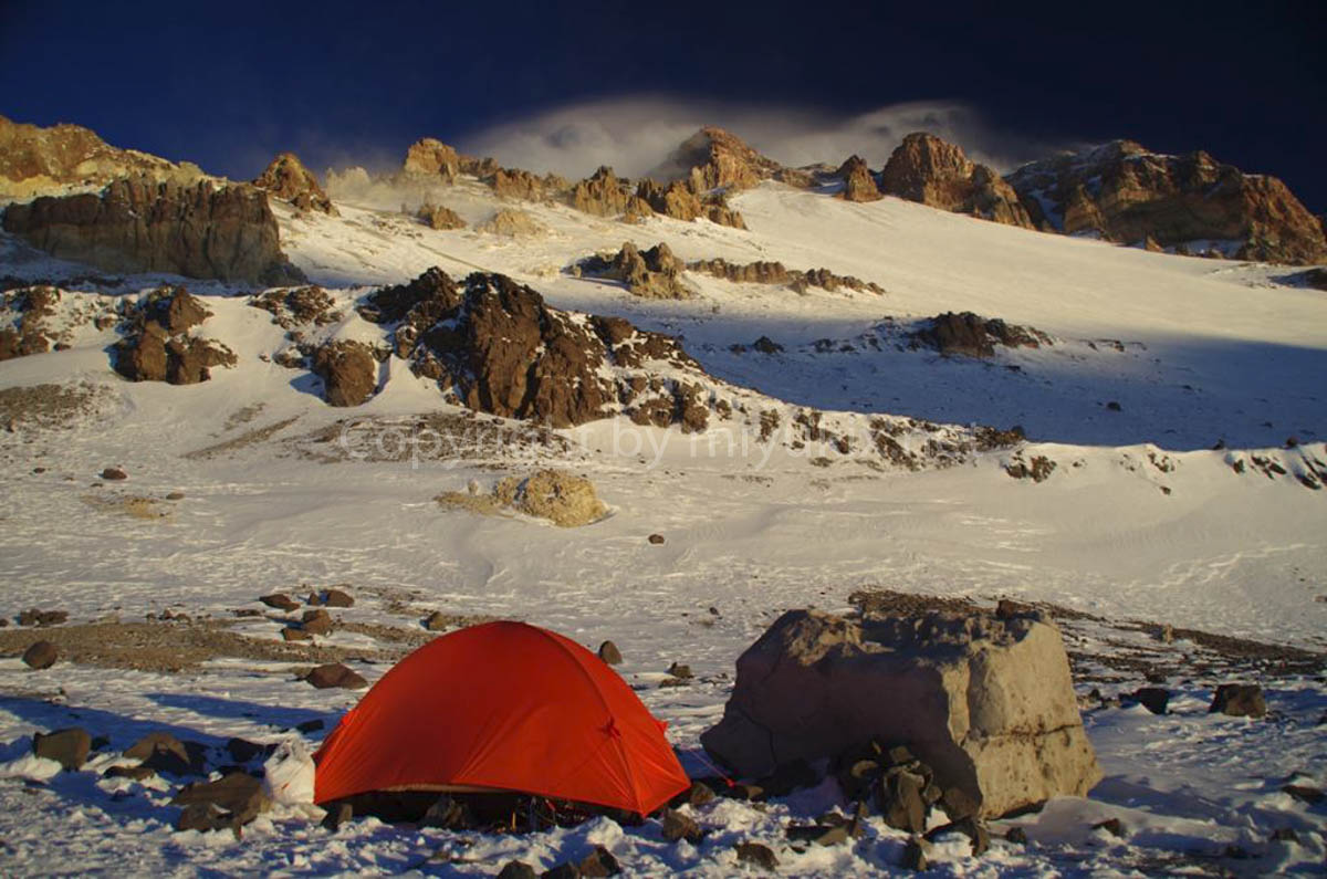 アコンカグア登山6日目　C2 ニド･デ･コンドレス（5365m）Nido de Condores