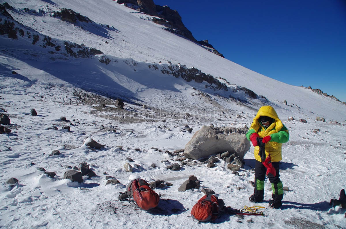 アコンカグア登山7日目　6000ｍの世界へ Nido de Condores Aconcagua Expedition