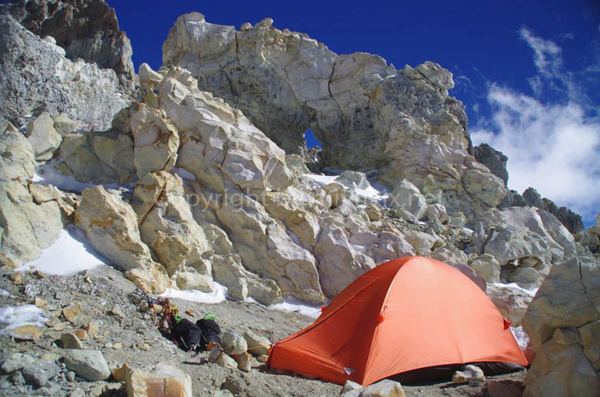 アコンカグア登山7日目　C3・ホワイトロック(6000m) White Rock Aconcagua Expedition